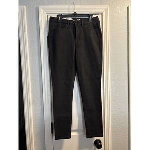 Seven7 Black Skinny Jeans Womens Size 10 Stretch Denim Mid Rise NWT